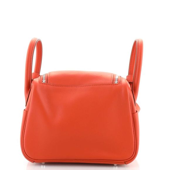 Hermes Lindy Bag Swift Mini Orange - Picture 4 of 8